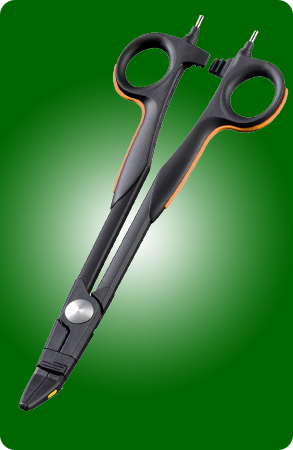 Tissueseal picture on green background